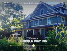 Tablet Screenshot of lincolnwayinn.com